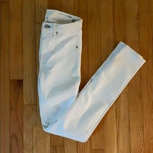 Rag and bone high rise skinny white jeans